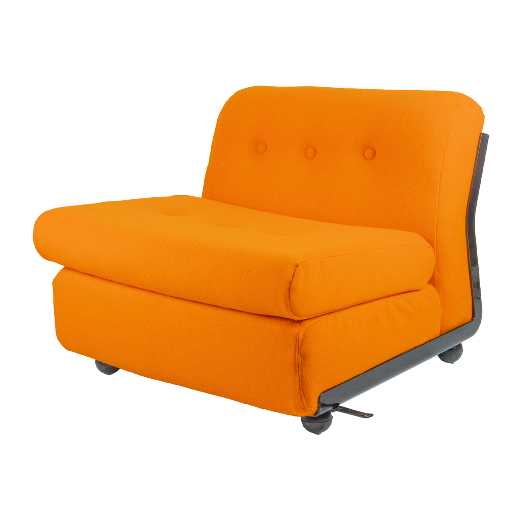 Orange Amanta Sofa by Mario Bellini for B&B Italia