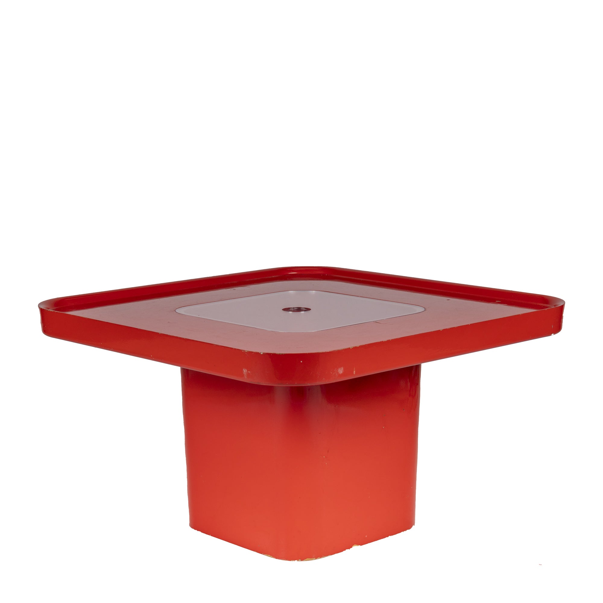 Red Couch Table by Peter Ghyczy for Horn Collection