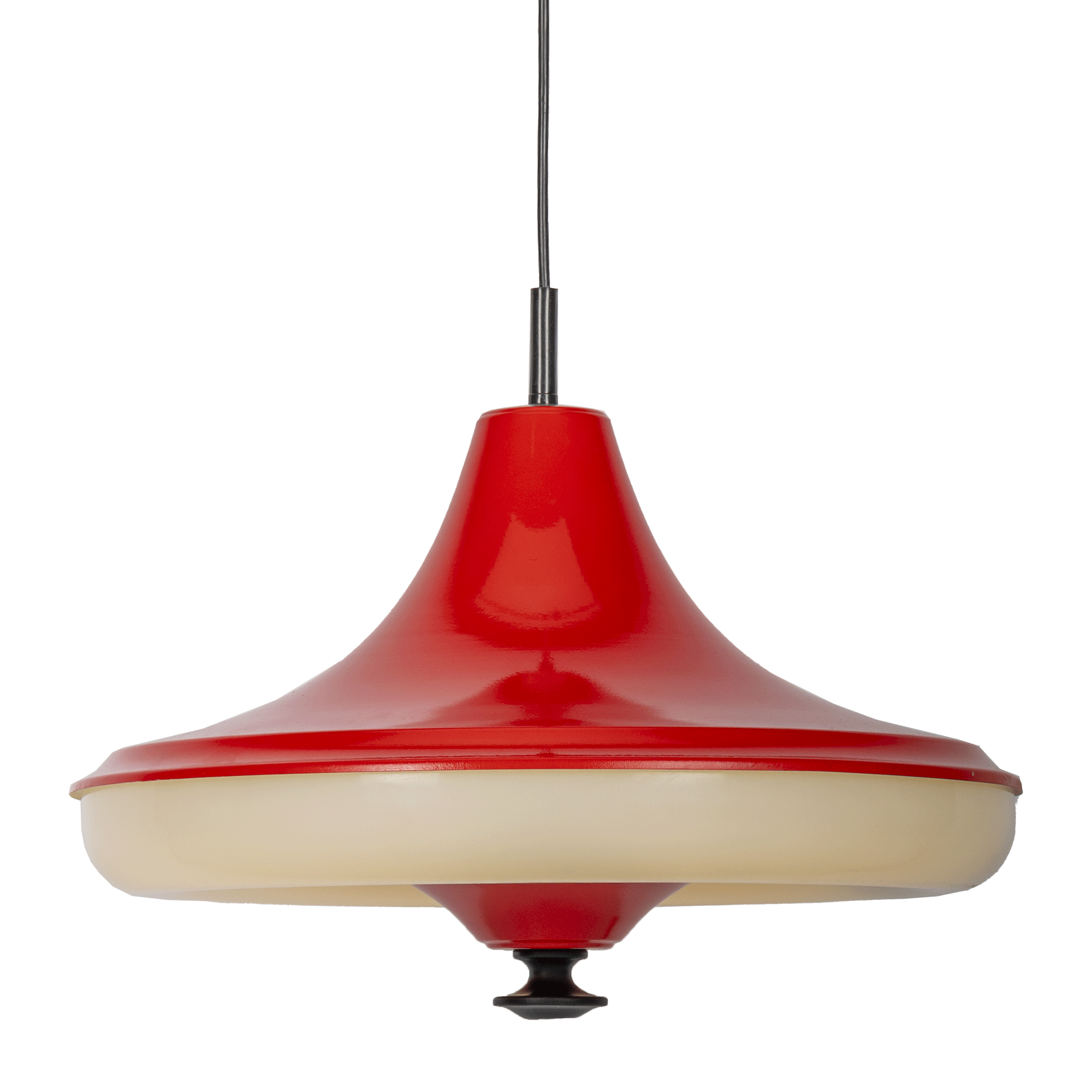 Red Space Age 05652/01 Pendant Lamp for Massive