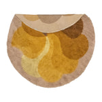 Orange and Brown Round "Flower" Desso Carpet