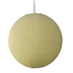 Creme Sugarball Pendant Lamp by John & Sylvia Reid for Rotaflex