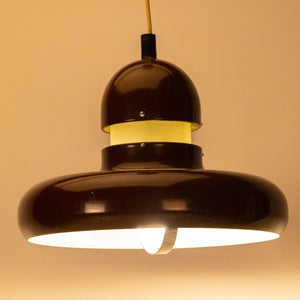 Brown Space Age Ufo Lamp