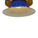 Blue/Yellow Bent Nordsted für Lyskaer Belysning Lamp