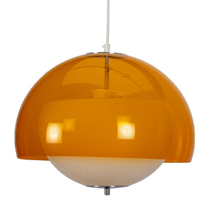 Orange And White Ball Pendant Lamp