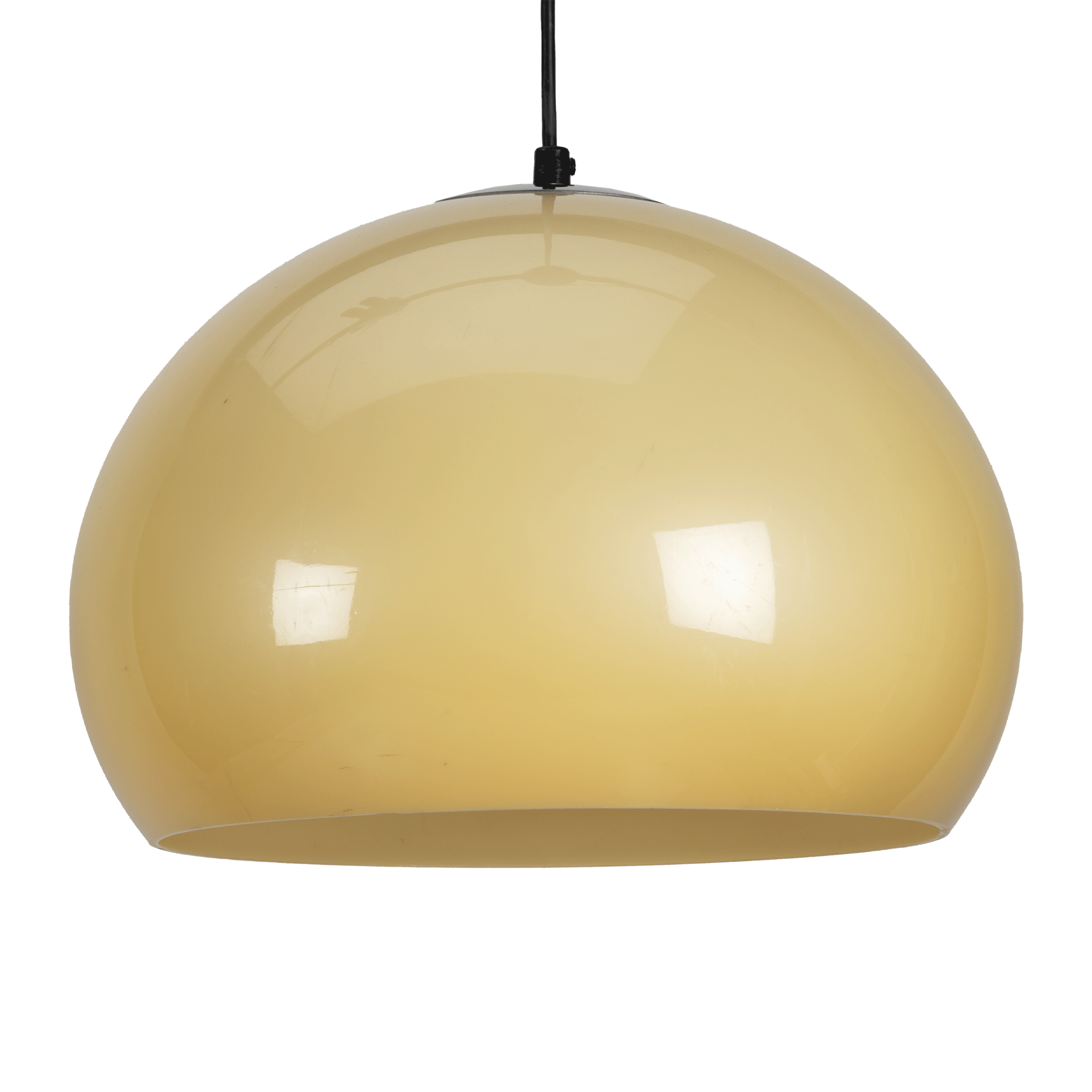 Brown space age pendant lamp