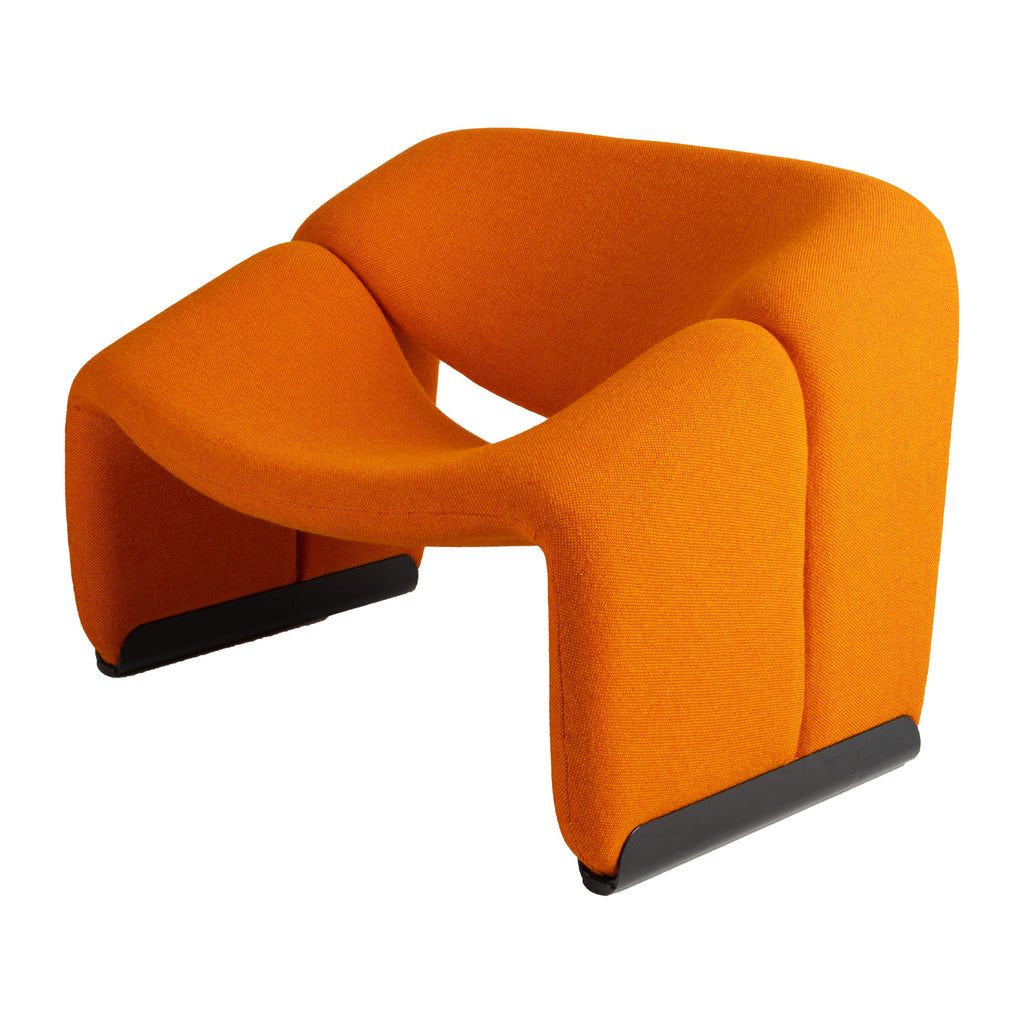 Orange Groovy chair F598 by Pierre Paulin for Artifort