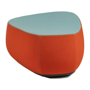 Red and Turquoise Fjord Medium Ottoman/Footstool by Patricia Urquiola for Moroso