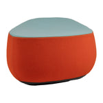 Red and Turquoise Fjord Medium Ottoman/Footstool by Patricia Urquiola for Moroso