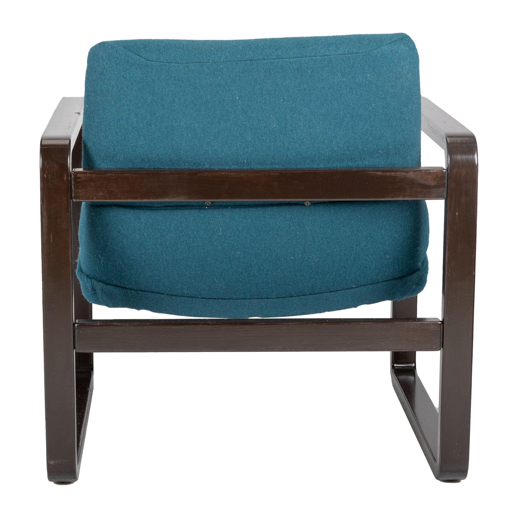 Petrol and Brown Chair by Martin Stoll for Giroflex