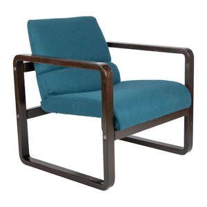 Petrol and Brown Chair by Martin Stoll for Giroflex