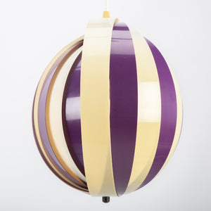 Purple White Moon Lamp