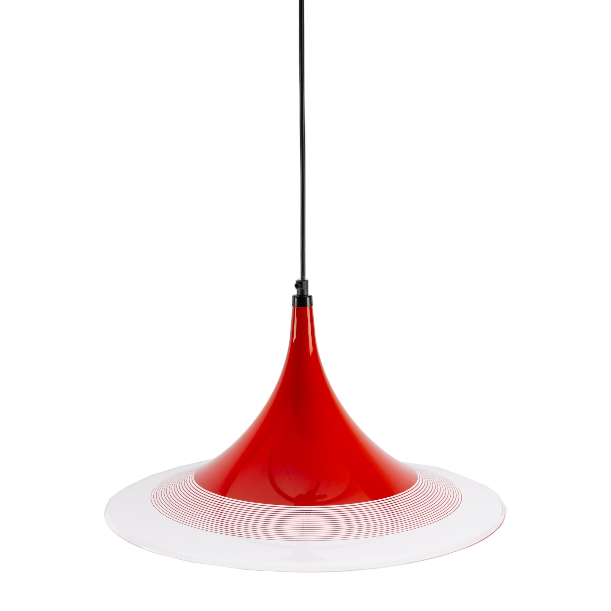 Red Acrylic Witch's Hat Lamp