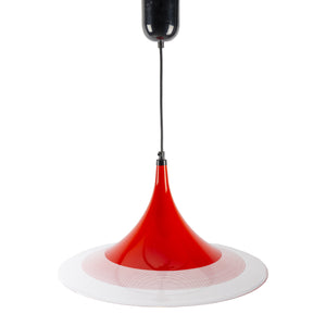 Red Acrylic Witch's Hat Lamp