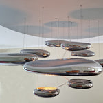 Chrome Mercury XL Pendant Lamp by Ross Lovegrove for Artemide