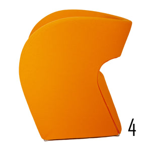 Orange Little Albert Armchair by Ron Arad for Moroso