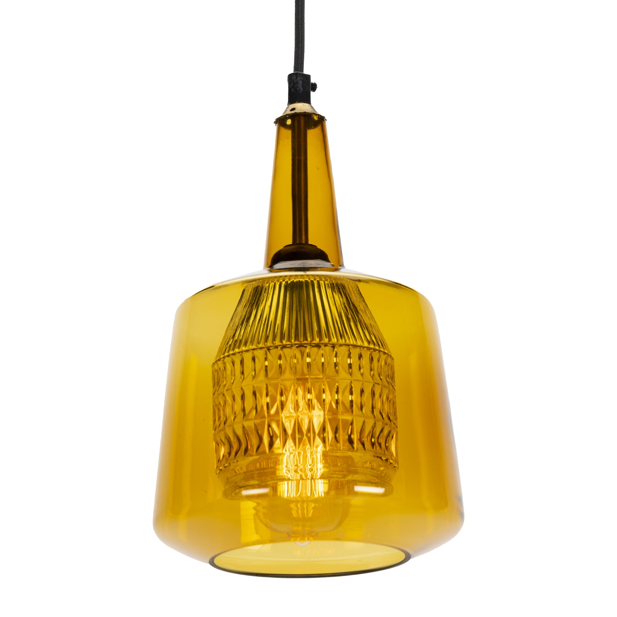 Green Glass Pendant Lamp by Carl Fagerlund for Orrefors