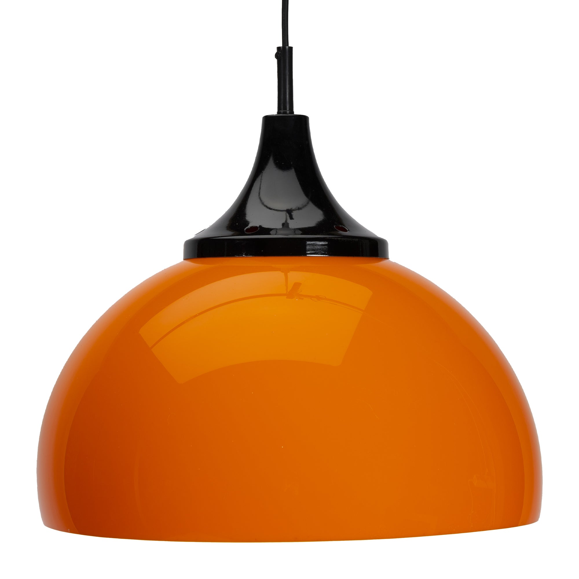 Orange Space Age Pendant Lamp