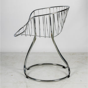 Chrome Pan Am Chair by Gastone Rinaldi for Rima