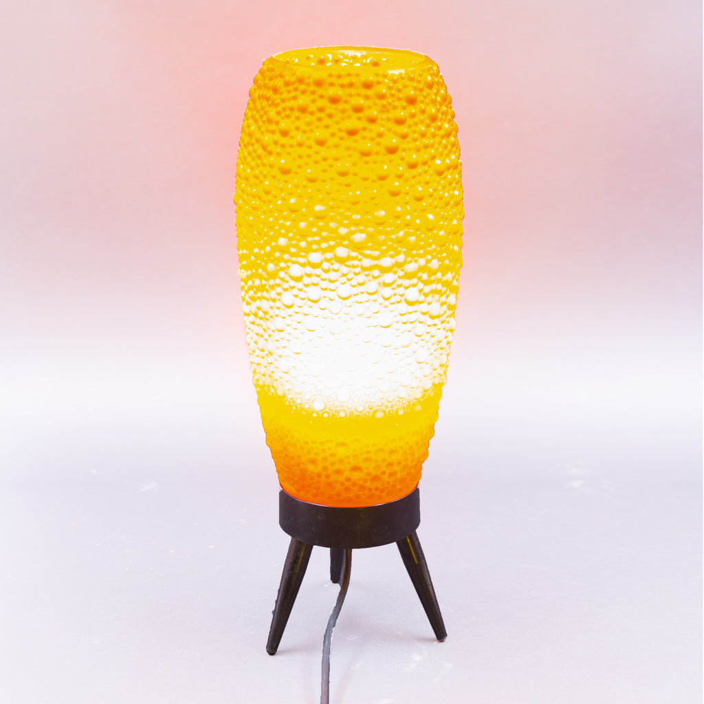 Orange 'Moon' Table Lamp