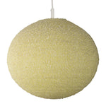 Creme Sugarball Pendant Lamp by John & Sylvia Reid for Rotaflex