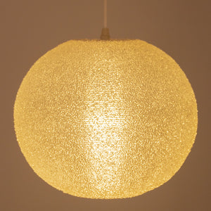 White Sugarball Pendant Lamp by John & Sylvia Reid for Rotaflex