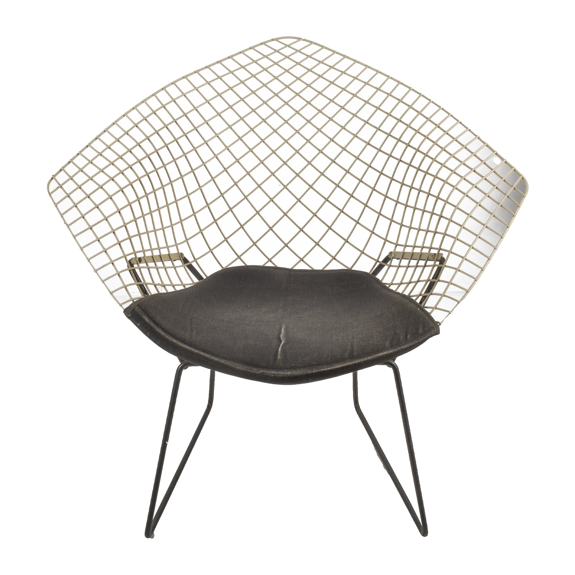 White 421 Diamond Chair by Harry Bertoia for Knoll International